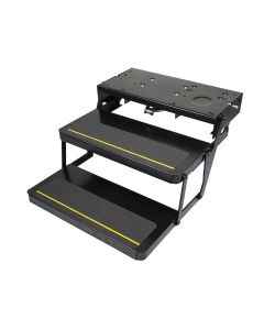 KWIKEE DOUBLE ELEC STEP-BLK SERIES 32 W/MTR,CONTROL,SWITCH
