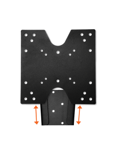 LOW PROF. RIGID WALL MNT 25LB
