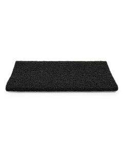 Step Rug, Premium, PVC Scrub W/ UV & Tpe Back17.5 X18 Black