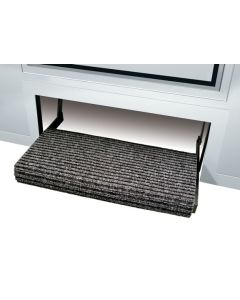 Entry Step Rug; RUGGIDS ™; Mounts Using Zip Ties; 23 Inch Width; Black Granite; Olefin Fiber With Solid Rubber Backing; With Shrink-wrap And Label; Single
