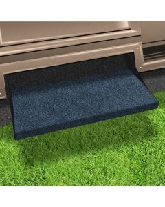 Entry Step Rug; Outrigger ®; Wrap Around Hook And Spring; 23 Inch Width; Atlantic Blue; Micro-Ribbed Textured; Olefin Fiber; With Shrink-wrap And Sleeve; Single
