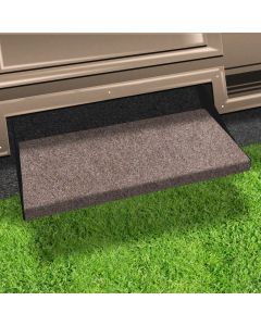 Entry Step Rug; Outrigger ®; Wrap Around Hook And Spring; 23 Inch Width; Walnut Brown; Micro-Ribbed Textured; Olefin Fiber; With Shrink-wrap And Sleeve; Single
