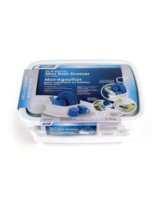 Mini Dish Drainer & Tray, White