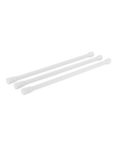 RV Refrigerator Bar, 3pack - 16in To 28in White