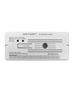 Propane Alarm - White Flush Mount 12V dc Hard Wire