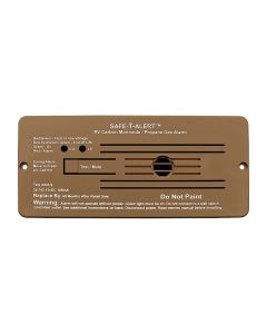Carbon Monoxide/ Propane Leak Detector; Safe-T-Alert ™; Detects Both LP And CO Gas; Alerts To Leak With Beeping; With LED Indicator; Flush Mount; 12 Volt Hardwire; Brown
