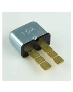 CIRCUIT BREAKER-TYPE 1-BLADE STYLE-AUTO RESET-15 AMP-RETAIL PKG
