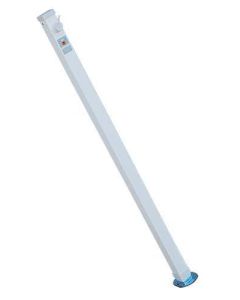 Camper Jack; Happijac; Use To Stabilize/ Load/ Unload The Camper While Parked; 2800 Pound Capacity Per Jack; 2 Inch Square Tube; 34-1/2 Inch Lift Height; Manual Acme Screw Jack; Bracket Mount; Powder Coated; White; Steel; Single Jack
