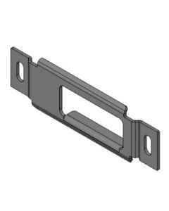 Access Door Latch Cover Plate; For Use With Standard Baggage Doors; Silver
