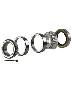 Trailer Wheel Bearing; Fits Lippert 7000 Pound Axles; With Outer Bearing 14125A/ Inner Bearing 25580/ Inner Cup 25520/ Outer Cup 14276/ Grease Seal and Pin

