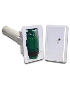 Nozzle Enclosure With Locking Door