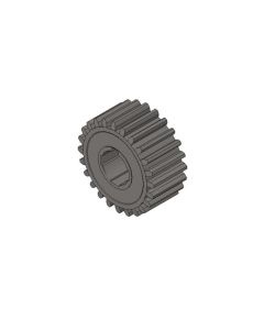 Slide Out Gear; 24 Teeth; 2.17 Inch Outside Diameter; 3/4 Inch Inside Diameter; 1 Inch Thickness; Woodruff Key Gear To Shaft Attachment; With Woodruff Key Part Number 521336
