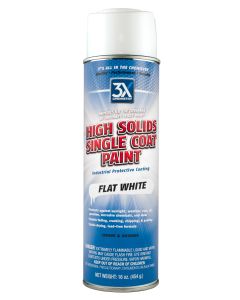 Paint; 3X Chemistry; For Indoor And Outdoor Use Resists Damage From Sunlight/ Weather/ Rust/ Oil/ Gasoline/ Corrosive Chemicals/ Fading/ Cracking/ Chipping And Peeling; Flat White
