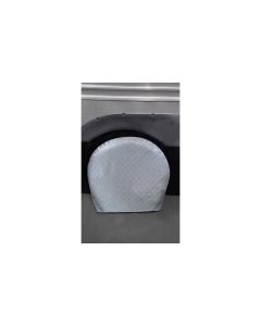 TYRE GARDS DIAMOND PLATED STEEL VINYL BUS 40 IN  42 IN