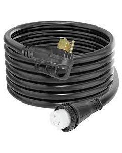 25FT 50A 125/250V RV POWER SMART CORDSET, BLACK
