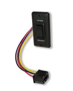 Leveling Jack Switch; Replacement Switch With Harness; Black IP 66
