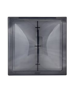 Roof Vent Lid; For 14 Inch x 14 Inch Vents; Ventline Manufactured Prior To 2008 or Elixir Manufactured 1994 and On; Smoke; Polypropylene; With Vent Lid and Installation Hardware; With English/ French Language Packaging
