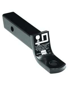 Trailer Hitch Ball Mount; Easy Load; Class III/ IV; Fits 2 Inch Receiver; 7500 Pound Gross Trailer Weight/ 750 Pound Tongue Weight; 2 Inch Drop/ 3/4 Inch Rise; Non-Swivel; Non-Extendable; 8-1/2 Inch Hollow Shank; 1 Inch Ball Hole; Without Ball; Powder Coa