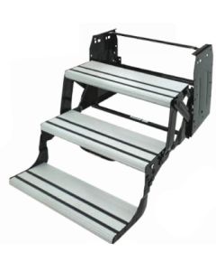 Alumi-Tread Manual Triple RV Step
