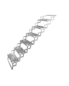 Entry Step; Glow Step; 6 Manual Folding Steps: 20 Inch Length x 8 Inch Width and 6 Inch Rise; Without Platform; 14 to 15 Inch Collapsed Height; 325 Pound Capacity When Used With GlowGuide/ 300 Pound Capacity Without GlowGuide; Built In Step Tread; Self-Il