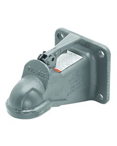 Trailer Coupler; Flat Plate Cast Head; 20000 Pound Lift Capacity; For 2-5/16 Inch Ball; Wedge Latch; Primered
