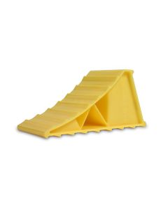 WHEEL CHOCK YELLOW FITS TIRES UP TO 26IN