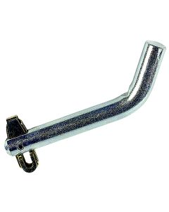 Trailer Hitch Pin; Use With 2 Inch Receiver; 5/8 Inch Integral Pin and Clip; Stainless Steel; Single
