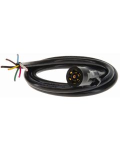 7-WAY MOLDED TRAILER END W/ 10FT CABLE
