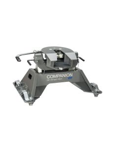 Fifth Wheel Trailer Hitch; Companion ™; Use With Chevy/ GMC Puck System; 20000 Pound Weight Carrying Capacity/ 5000 Pound Trailer Tongue Weight; Fixed; Vertical Adjustment From 16-3/4 Inch to 18-3/4 Inch; Front to Back Adjustment