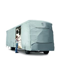 RV Cover; PermaPRO ™; For Class A Motorhomes; Fits 33 Foot To 37 Foot Length x 135 Inch Maximum Height Coach; All Weather Protection; Water Repellent/ Water Resistant/ Tear Resistant And Protection From Dirt/ Dust/ Scratch/ Snow/ Bird Dropping And UV Rays