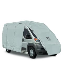 RV Cover; PermaPRO ™; For Class B RV; Fits 20 Foot To 23 Foot Length x 117 Inch Maximum Height Coach; All Weather Protection; Water Repellent/ Water Resistant/ Tear Resistant And Protection From Dirt/ Dust/ Scratch/ Snow/ Bird Dropping And UV Rays; Gray; 