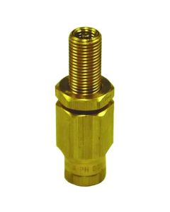 Helper Spring Inflation Valve; Air Tank Fill Valve; 1/4 Inch Tubing; Brass; Set Of 25