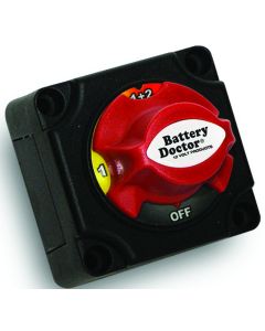 Battery Disconnect Switch; Battery Doctor ®; For Use With Dual 12 Volt Battery; 4 Position Rotary Switch; 300 Amps; With Four Mounting Holes