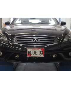 08-13 INFINITY G37/14-15 Q60 BASEPLATE, Vehicle Baseplate; Removable Tabs; Single Lug; With Safety Cable Hooks