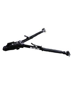 Tow Bar; Acclaim; Class III; 5000 Pound Towing Capacity; 2 Inch Ball Coupler Mount; Non-Adjustable Arms; Mount To Baseplate; Black; Steel; With Safety Cables
