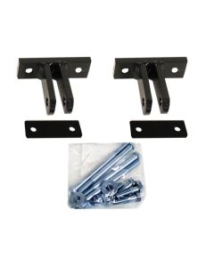 Tow Bar Adapter; For Connecting Non Blue Ox Baseplate to Blue Ox Tow Bars; 5000 Pound Capacity; Includes 2 Brackets/ Backing Plates/ Mounting Hardware

