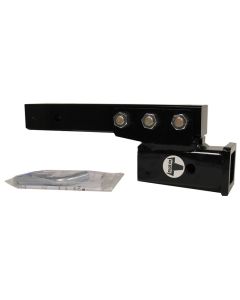 Trailer Hitch Receiver Tube Adapter; Raises or Lowers the 2 Inch Receiver Connection; 3 Inch Drop/ Rise; 12 Inch Length
