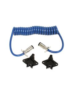 6-Wire Electrical Coiled Cable Extension
