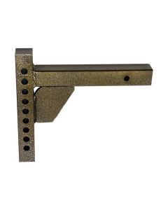Weight Distribution Hitch Shank; For Use With 2 Inch Receiver; 15000 Pound Trailer Weight Capacity/ 1500 Tongue Weight Capacity; 12 Inch Length; 9 Mounting Holes


