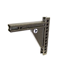 Weight Distribution Hitch Shank; Trailer Hitch Ball Mount; Fits 2 Inch Receiver; 15000 Pound Gross Trailer Weight/ 1500 Pound Tongue Weight; 11 Hole Adjustment; 10 Inch Hollow Shank

