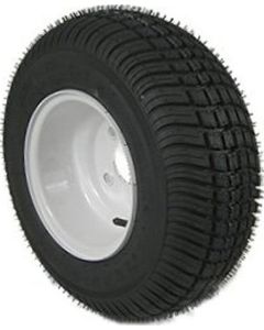 215/60-8 C 4 Lug Tire & Wheel White