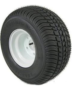 215/60-8 C 5 Lug Tire & Wheel White