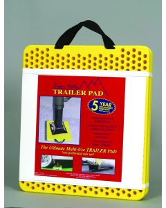 Trailer Stabilizer Jack Stand Pad; Super Dolly; Use To Prevent Stabilizer Legs From Sinking Into The Ground; 100000 Pound Capacity; 15 Inch Width x 17 Inch Depth x 1 Inch Thick; 2 Per Carton