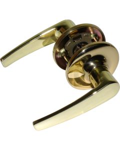 Entry Door Lock; Includes Both Standard And Drive-In Latches; Lever Type; Passage Entrance Lock; Used As 2-3/8 Inch Or 2-3/4 Inch Backset; Brass