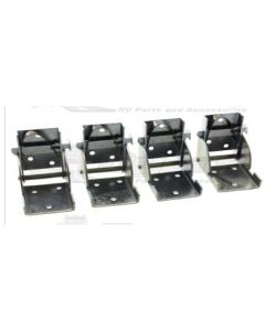 Table Leg Mounting Bracket; Folding; Mounts 1-1/2 Inch Wide Leg To Table; Set Of 4