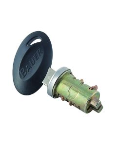 Lock Cylinder; Use With Bauer Entrance/ Slam/ Cam Locks; Lock Cylinder And Key; Key Code 350; With 1 Mastered Cylinder And 1 Key; Case Of 10
