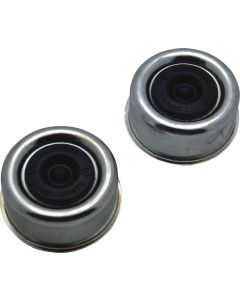 Trailer Wheel Bearing Dust Cap; For 5200 Pound And 6000 Pound Weight Capacity Axles; Lubed; With Rubber Plug; 2 Per Carton

