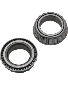 Trailer Wheel Bearing; Use With 1-1/4 Inch Out Diameter Axles; Tapered Roller Bearing; With Outer Bearing LM-67048; Pack Of 2; Clamshell Pack; Folding Carton Package
