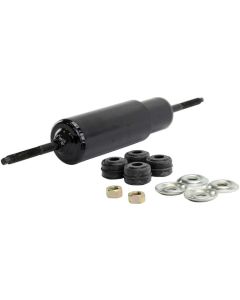 Shock Absorber; Hydraulic; OE Replacement; Without Reservoir; Application Specific Valving; 18 Inch Extended Height/ 13.62 Inch Compressed Height; Upper Pin/ Lower Pin Mount Type; Without Boots; Black; Single; With Hardware
