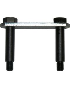 Leaf Spring Shackle Plate; 2 Holes Per Plate; 3-1/8 Inch Length Hole Center To Hole Center; Standard Duty; Single With Bolts
